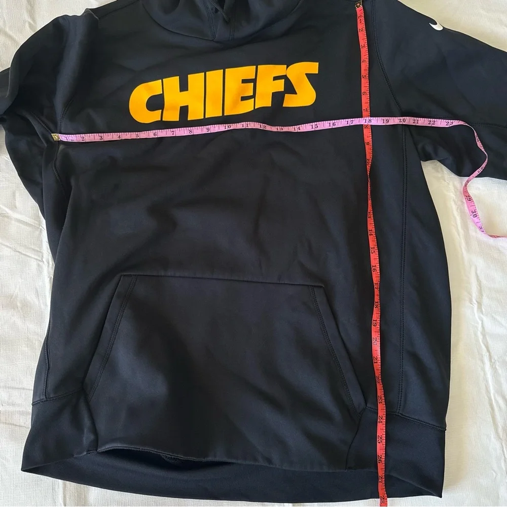 Nike Kansas City Chiefs Dri-Fit Pullover Hoodie Black XL